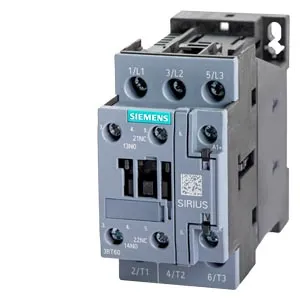 SIEMENS/西门子 3RT6系列接触器 3RT6027-1KF40 3P 额定工作电流32A 线圈额定控制电压DC110V 1个