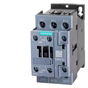 SIEMENS/西门子 3RT6系列接触器 3RT6027-1AN20 3P 额定工作电流32A 线圈额定控制电压AC220V 1个