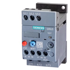 SIEMENS/西门子 3RU6系列热过载继电器 3RU6116-0EB1 三相 1个