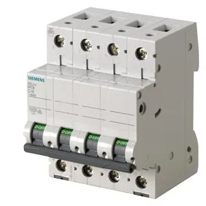 SIEMENS/西门子 5SL4系列高分断微型断路器 5SL4414-8CC D脱扣 额定电流300mA 1个