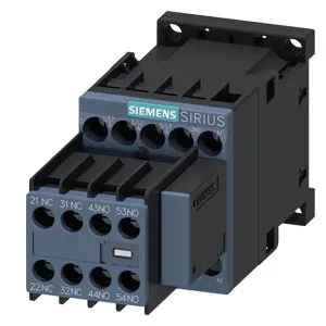 SIEMENS/西门子 3RT2系列接触器 3RT2016-1CF07 3P 额定工作电流9A 线圈额定控制电压AC110V 1个