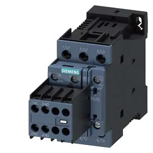 SIEMENS/西门子 3RT2系列接触器 3RT2024-1BB44 3P 额定工作电流12A 线圈额定控制电压DC24V 1个