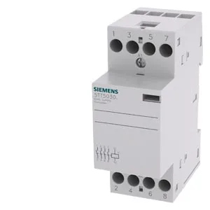 SIEMENS/西门子 5TT5系列模数化接触器-交直流控制电压 5TT5030-2 4P 额定工作电流25A 线圈额定控制电压AC/DC24V 1个