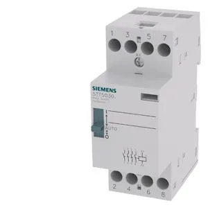 SIEMENS/西门子 5TT5系列模数化接触器-交直流控制电压 5TT5030-8 4P 额定工作电流25A 线圈额定控制电压AC/DC24V 1个