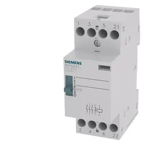 SIEMENS/西门子 5TT5系列模数化接触器-交直流控制电压 5TT5031-8 4P 额定工作电流25A 线圈额定控制电压AC/DC24V 1个